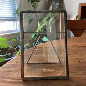 Pressed Glass Picture Frame 4x6